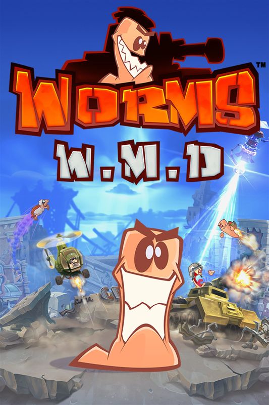 Worms: W.M.D box art for Nintendo Switch